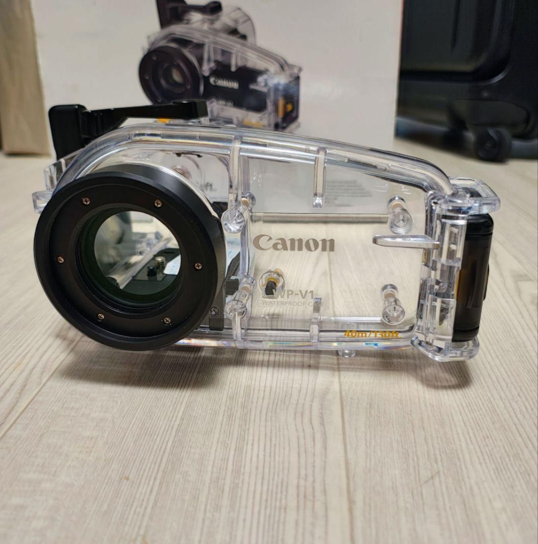 美品/水深40m】Canon WP-V1 防水ケース iVIS HF21/HF20対応 ビデオ