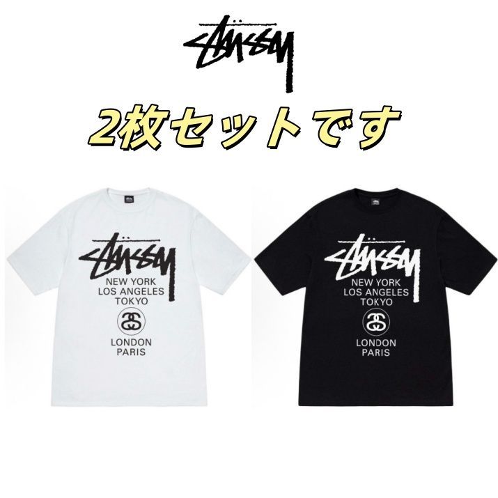 新品・未使用】STUSSY（ステューシー）World Tour Tee Tシャツ
