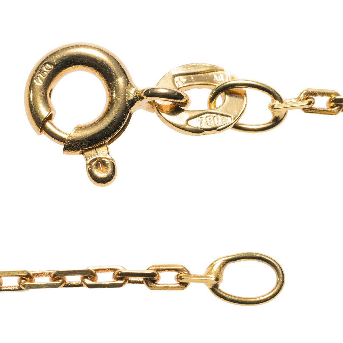 ウノアエレ アズキボールチェーンネックレス K18 UNOAERRE 中古  