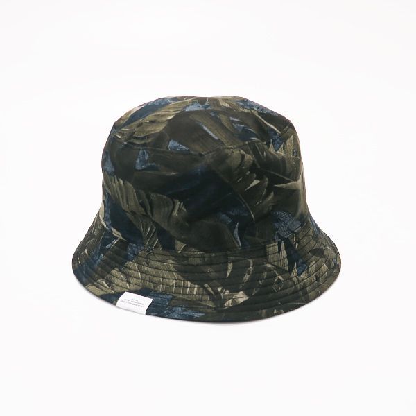 【美品・L】WTAPS BUCKET 02 BLACK 241HCDT-HT18 WTAPS Men's 18 Logo Bucket Hat in Black WTAPS