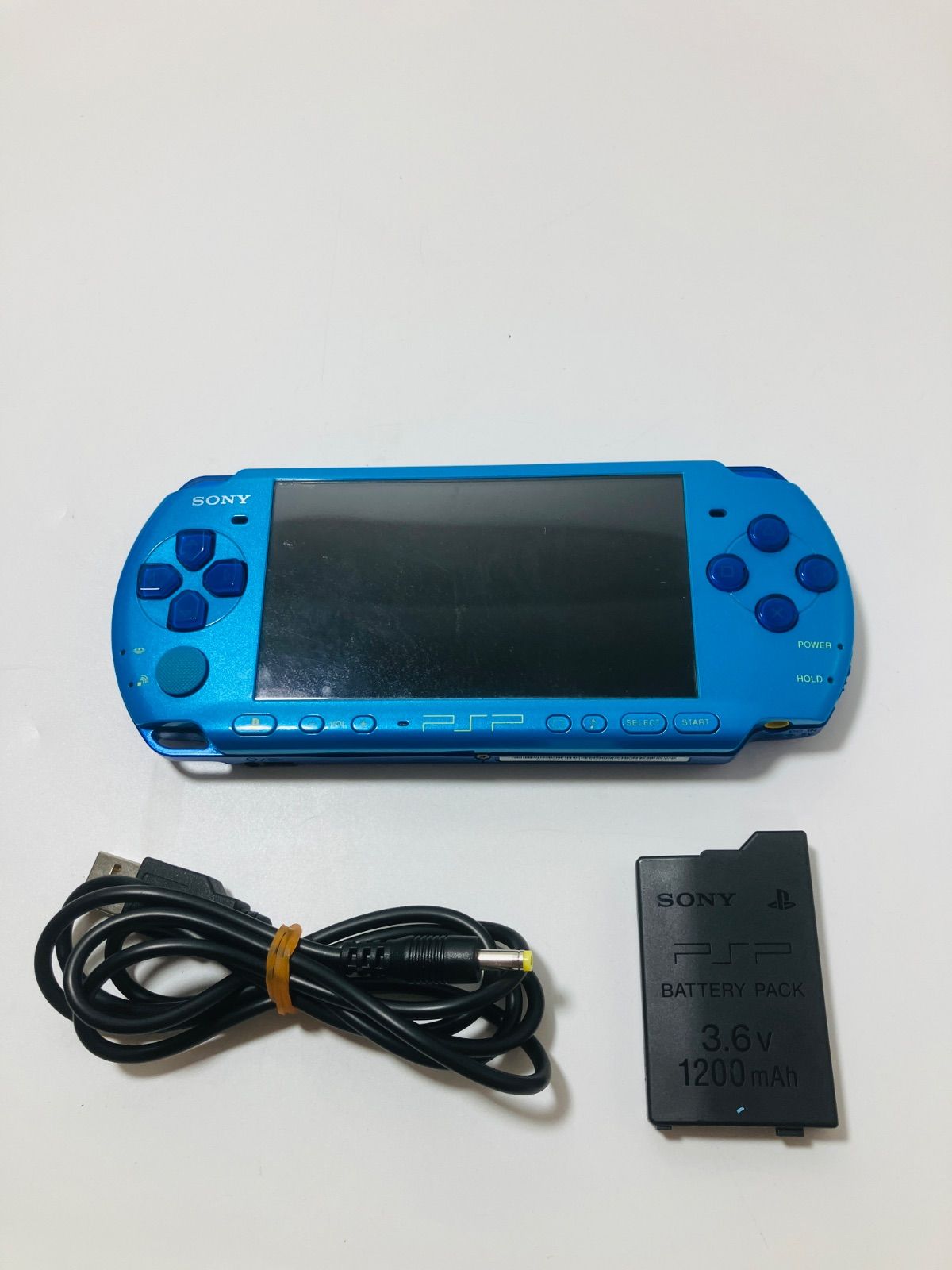 動作 済み PSP-3000 本体 ブルー 動作品 ゲーム機 PlayStationPortable