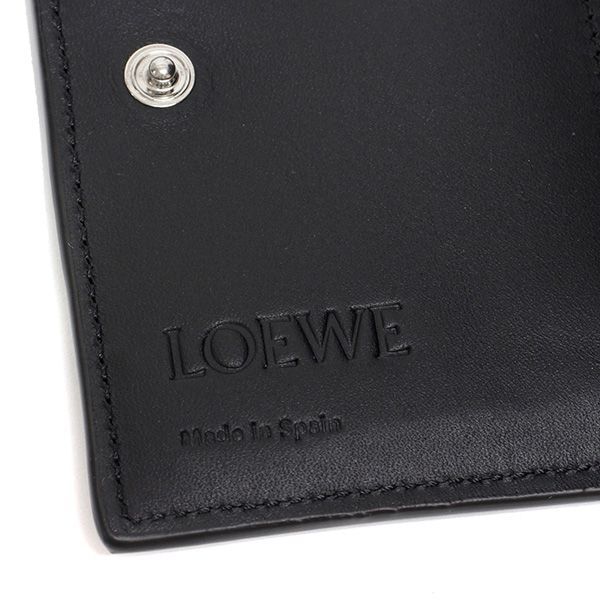 【最終値下げ】美品　ロエベ　LOEWE スリムコンパクトウォレット ブラック 25AWモデル ロエベ LOEWE LOEWE GRAPHIC SLIM COMPACT スリム