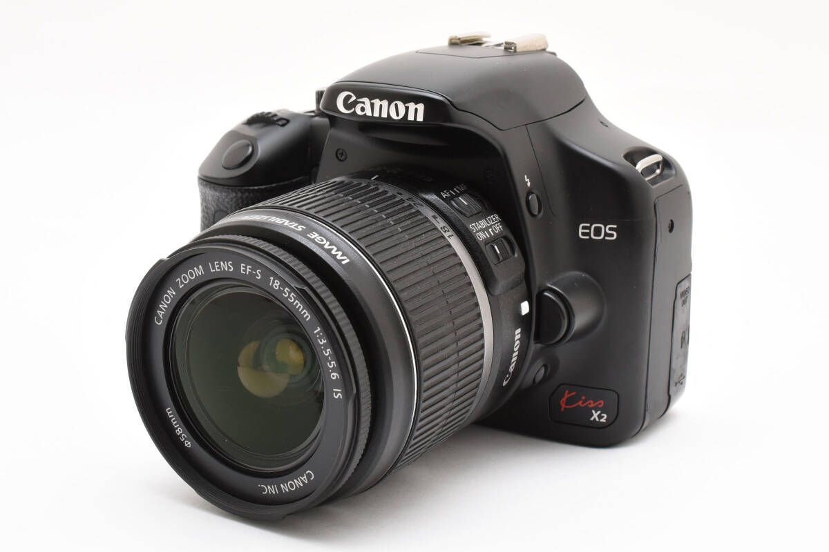 ☆キヤノン Canon EOS 安い Kiss X2 EF-S 18-55mm 3.5-5.6 IS レンズ