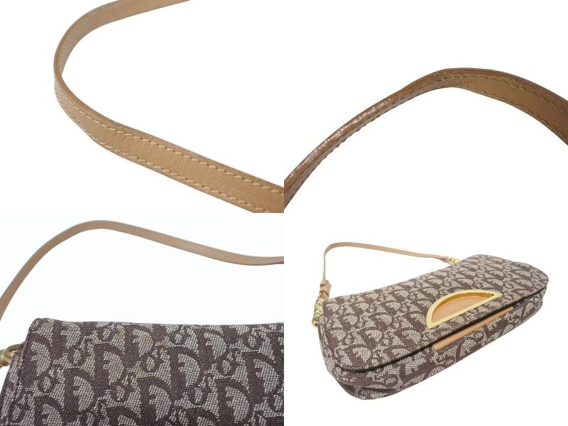 美品 Dior ディオール レザー ショルダーバッグ スエード ガリアーノ 美品 Dior ディオール レザー ショルダーバッグ スエード ガリアーノ
