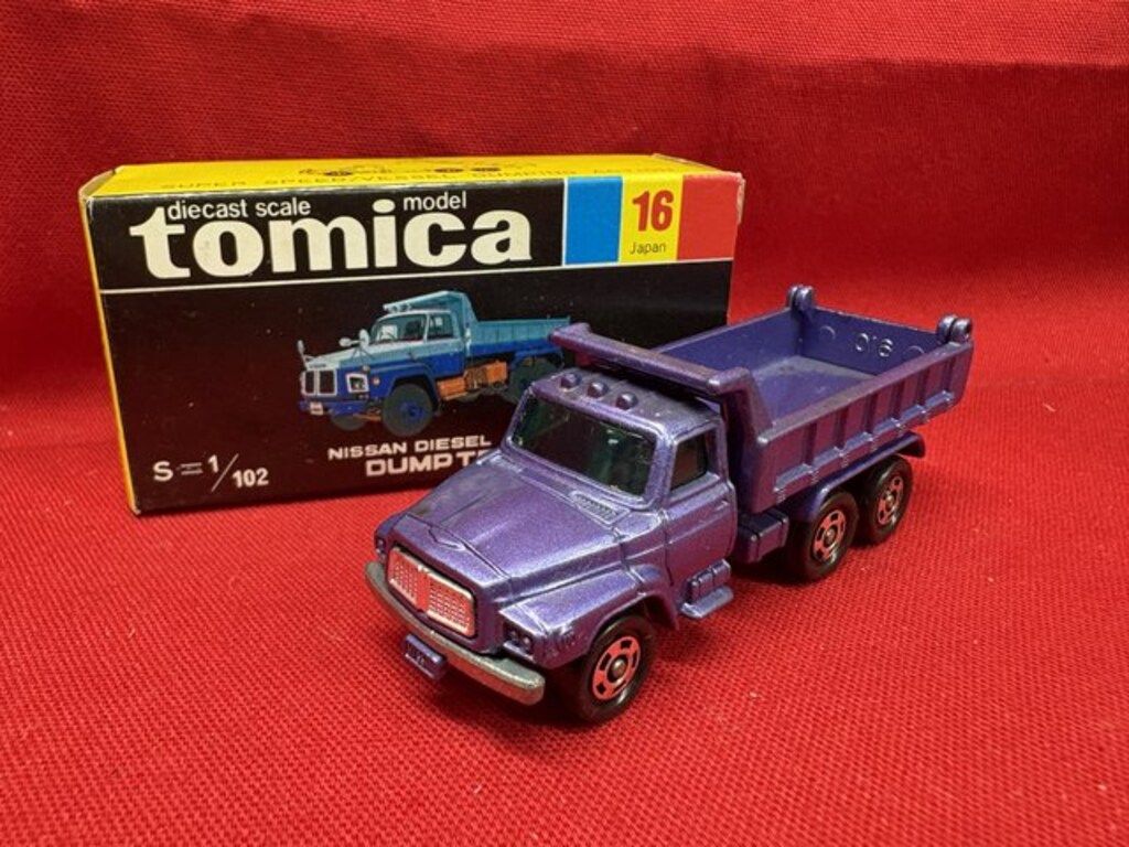 トミー トミカ黒箱日本製 ニッサン ディーゼル ダンプトラック