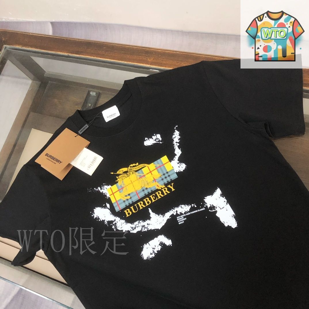 ★BURBERRY★2025SS 新作★B クレスト 半袖 Tシャツ★2色 今日特価】Burberry 2025ss EKD Short - Sleeve T シャツ-2