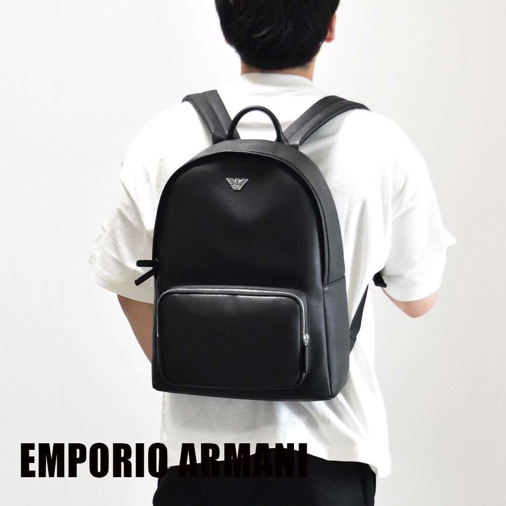 美品！EMPORIO ARMANI アルマーニ リュック 黒 品質は非常に良い www