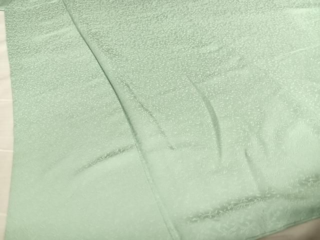 平和屋着物○上質な色無地 草木染 三眠蚕糸 絹の慶び 花