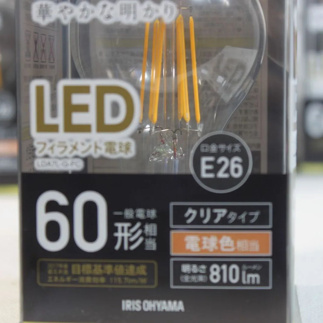 ＬＥＤフィラメント電球
