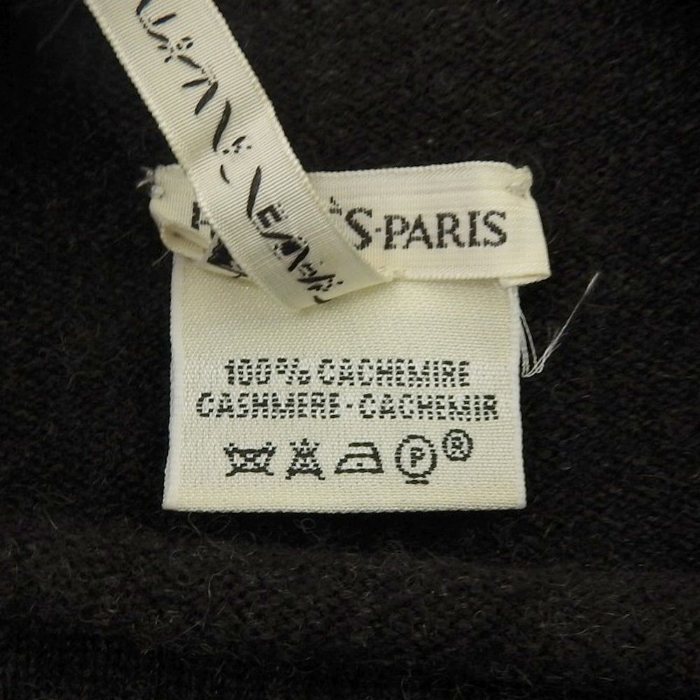 美品✨エルメス マルジェラ期 カシミヤ100%ノースリーブニット 黒 LA 美品✨エルメス マルジェラ期 カシミヤ100%ノースリーブニット 黒 LA