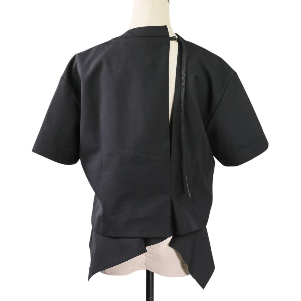 美品 24SS サカイ Suiting Pullover カットデザイン 裾フリル プル