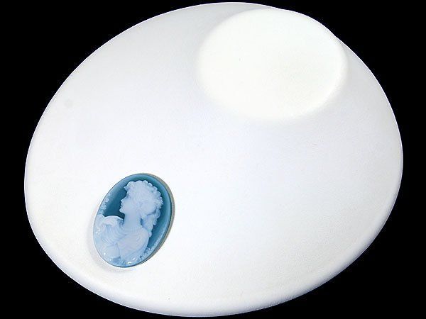 女性　ストーン　カメオ　ルース