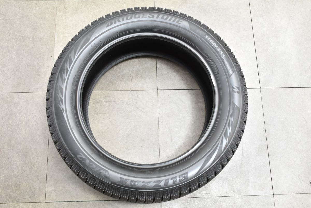 9.5分山 超バリ溝 2022年製】ブリヂストン ブリザック VRX2 235/55R19 