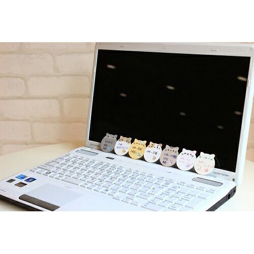 まとめ クルーシャル 付箋 1week付箋 横長 ヒヨコ S190053YH ×10セット