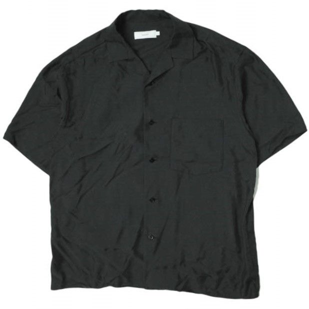 Graphpaper グラフペーパー 日本製 CUPRA OPEN NECKED SHIRT キュプラ ...