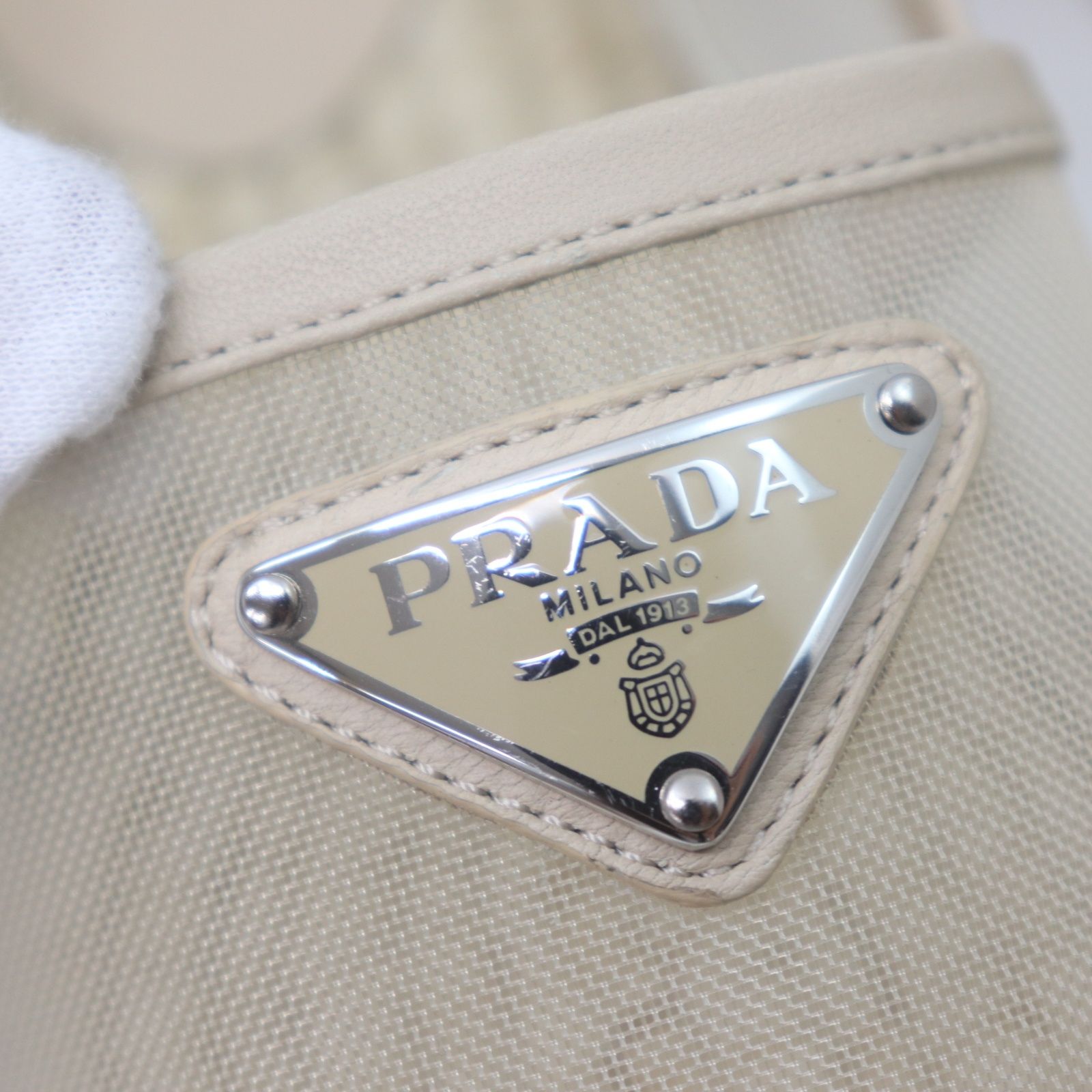 【未使用・美品】PRADAプラダ／エスパドリーユ／ベージュ／箱付き正規品 PRADA - PRADA エスパドリーユの通販 by lily｜プラダならラクマ