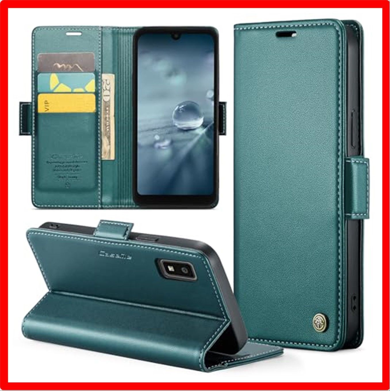 スマートフォン・携帯電話 SHARP AQUOS wish2 オリーブグリーン 手帳