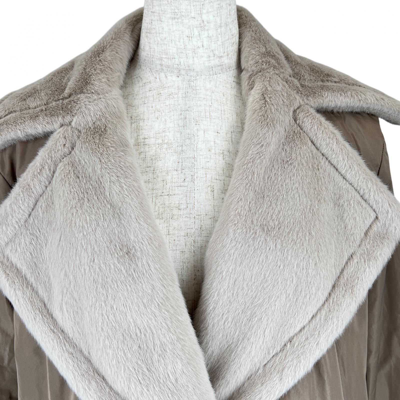 中綿入り フェイクファー