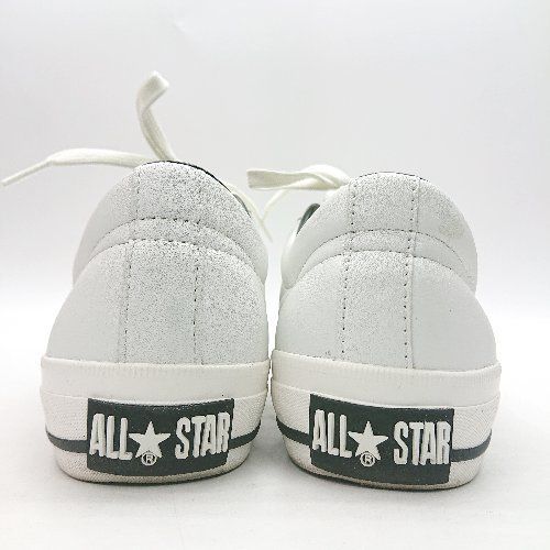 ◇ CONVERSE ALL STAR コンバースオールスター ワンポイントロゴ シンプル スニーカー サイズ25.5 ホワイト系 メンズ E 