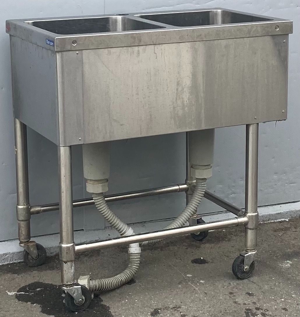 二槽シンク マルゼン 750×450×800 2429 一槽シンク 450