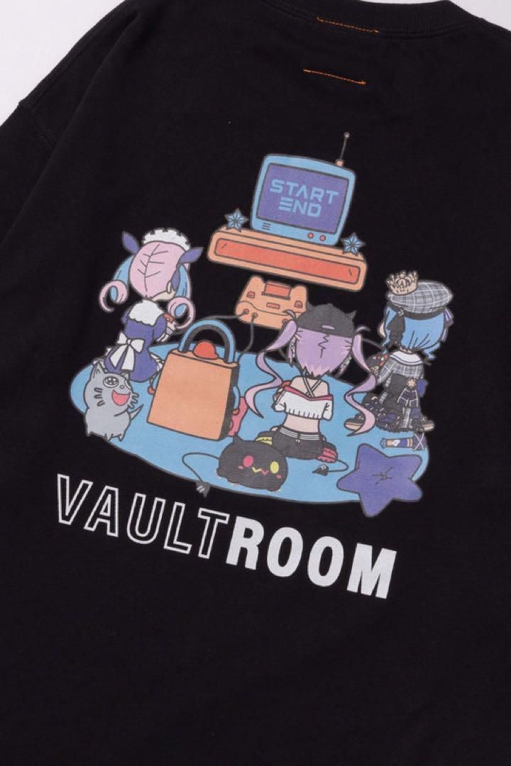 vaultroomvaultroom STARTEND TEE / BLK ホロライブ