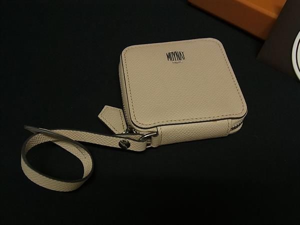 □極美品□ MOYNAT モワナ レザー ラウンドファスナー コインケース  