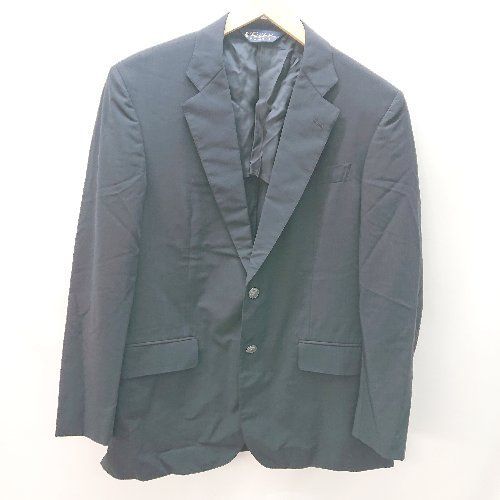 BROOKS BROTHERS ブルックスブラザーズ 背抜き サイドベンツ 長袖 ジャケット サイズ表記なし ネイビー系 メンズ E 