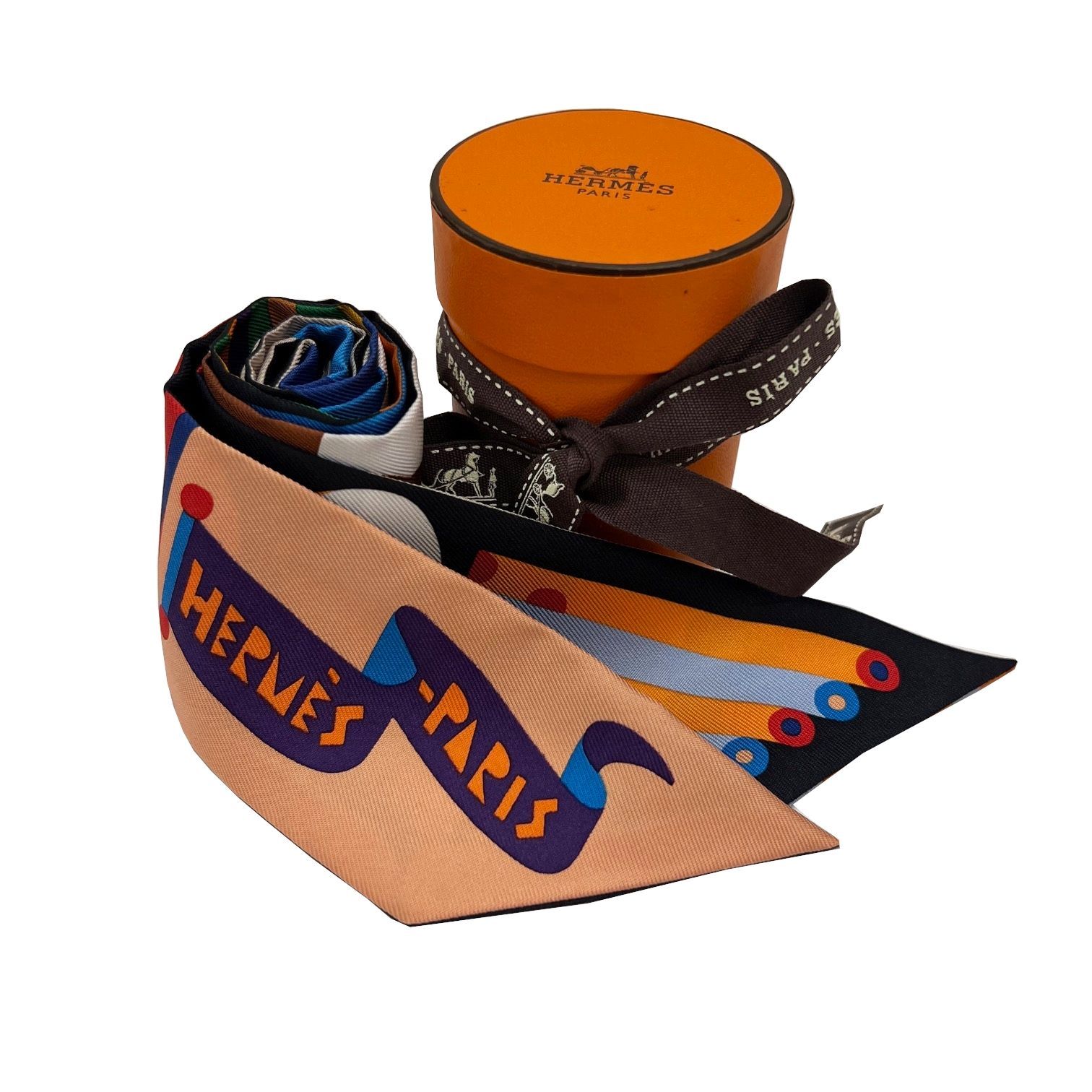 HERMES エルメス ツイリー パラード・アン・ファンファーレ シルク 
