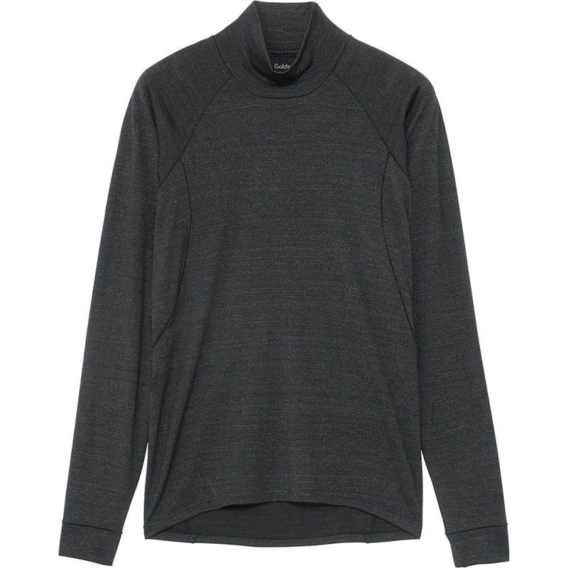 C3fit シースリーフィット ウールタートルネックロングスリーブ ボディーケア 長袖Ｔシャツ gc84436-bk ブラック
