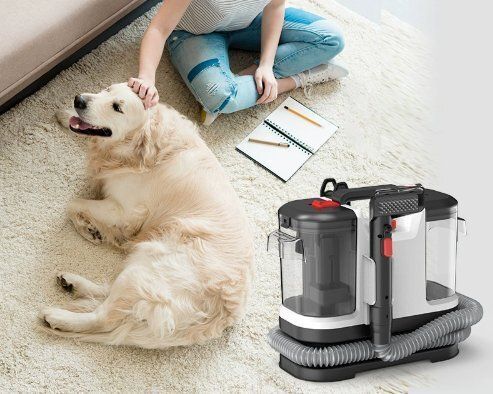 カーペットクリーナー スチーム式 加熱式 カーペット洗浄機 布