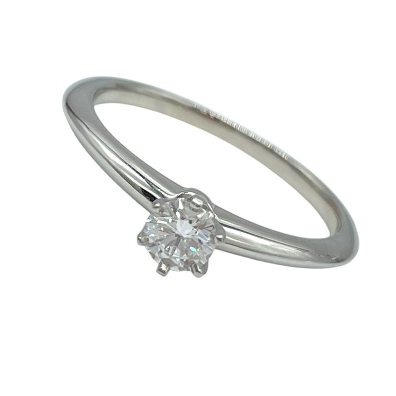 ティファニー TIFFANY＆CO ソリティアリング Pt950 ダイヤモンド ジュエリー