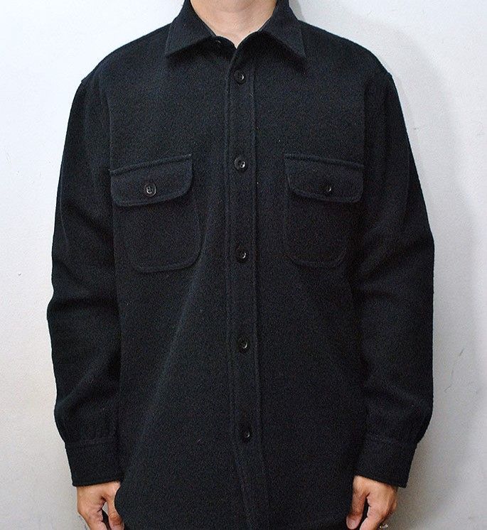 新品 COMME des GARCONS HOMME コムデギャルソンオム 21AW 日本製 WOOL CPO SHIRT バックキルティング ウール シャツジャケット HH-B030 L NAVY 定価39,600円 トップス g16520 - メルカリ