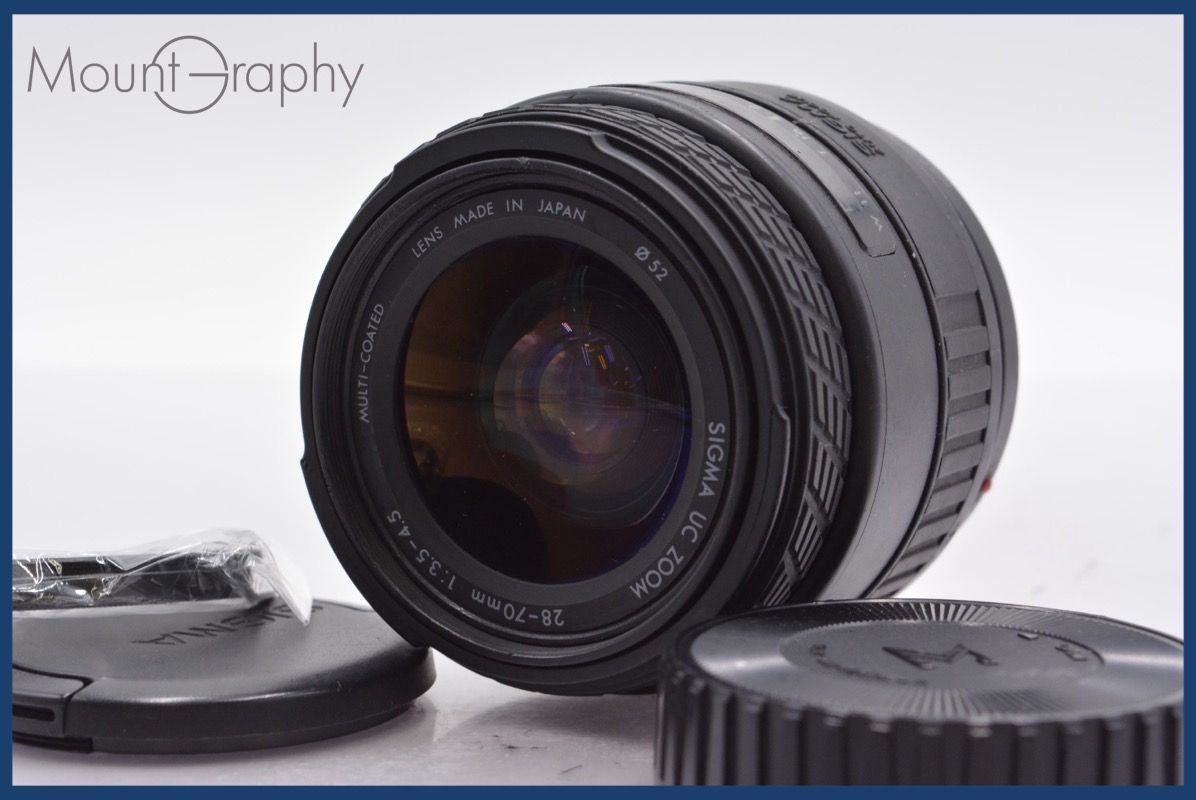 ニコン Nikon AF NIKKOR 35-70mm F3.3-4.5 前後キャップ-レンズフィルター付 完動 同梱可 am226