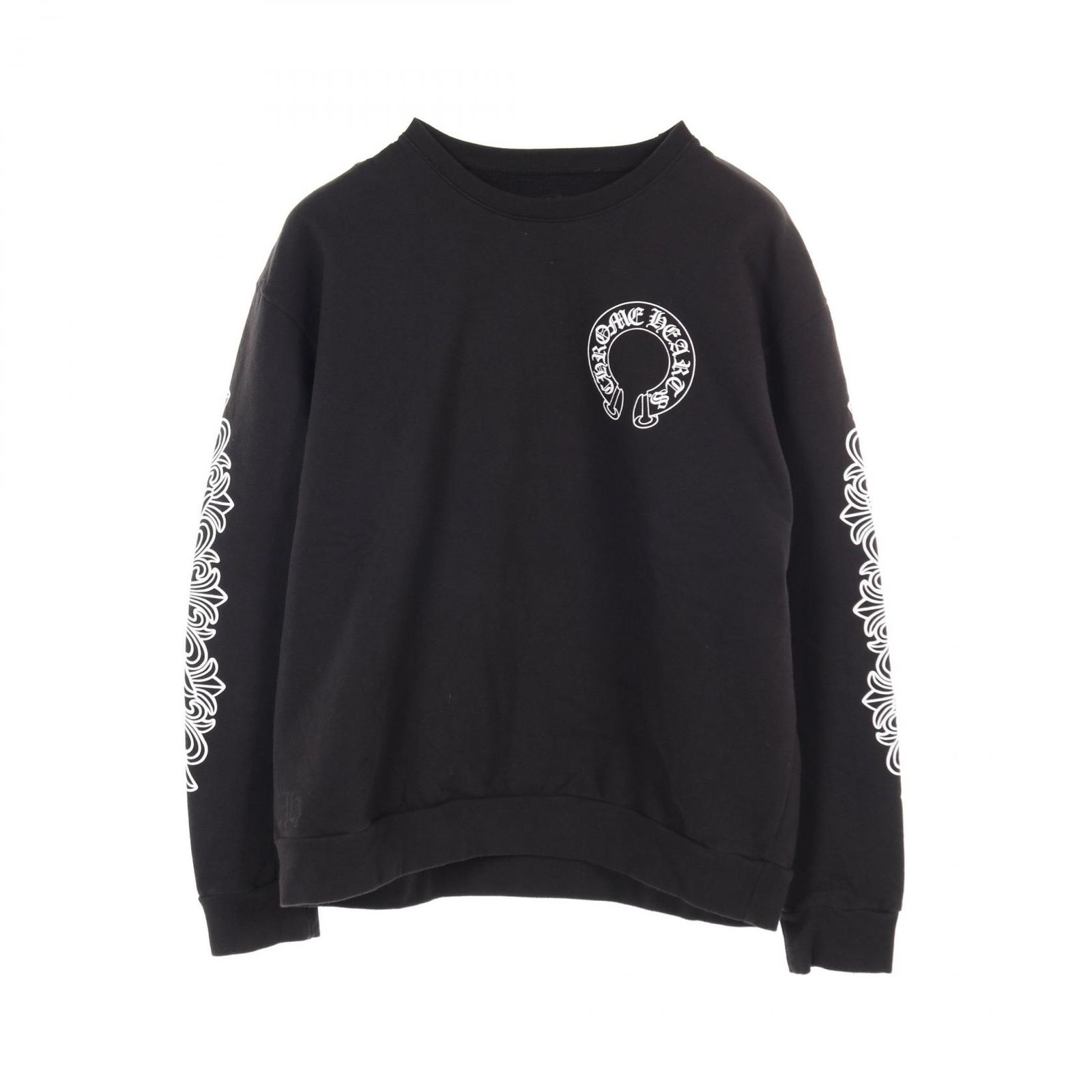 CHROME HEARTS ブラック トレーナー CHROME HEARTS ≪新品≫ クロムハーツ メンズ トリプルクロス CH