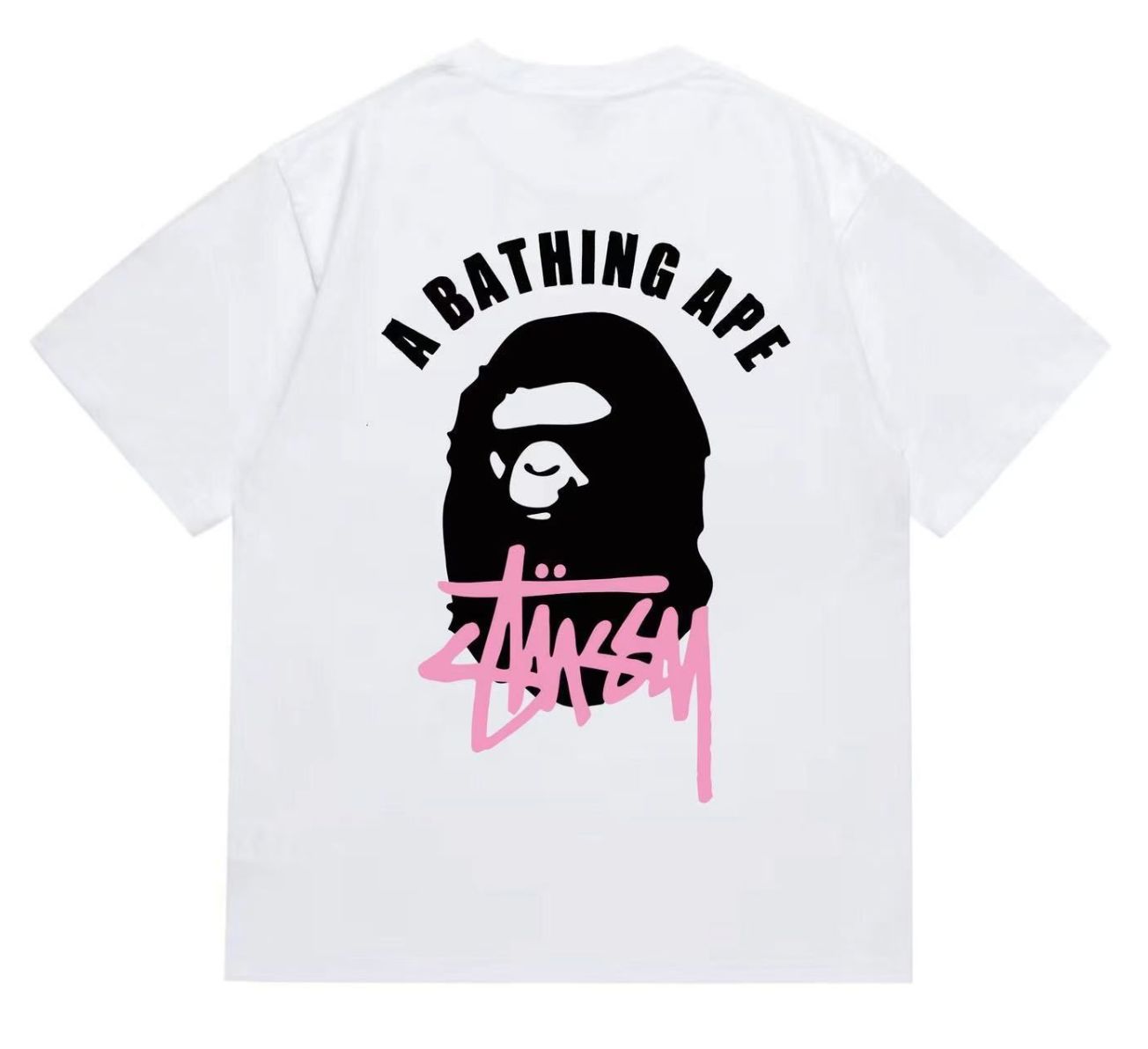 新品未使用】Stussy x A BATHING APE アベイシングエイプ bape T