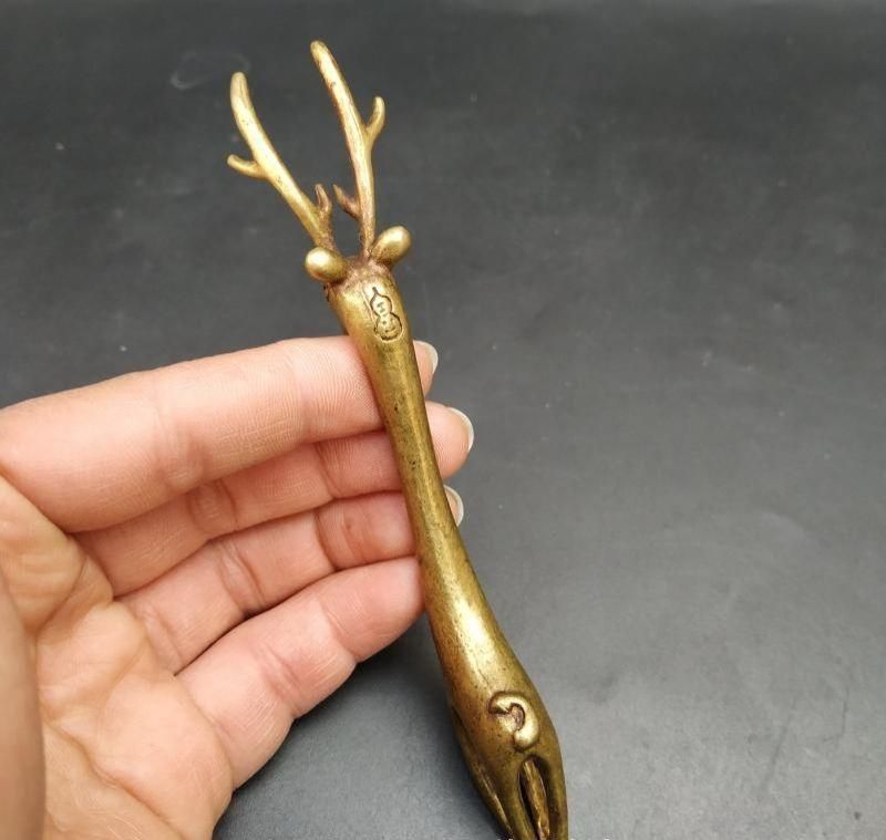 銅 細工 厚重 茶洗 茶道具 工芸品 美術品 置物 銅 細工 茶道具 魚鱗紋銅壺叉 工芸品 美術品 置物 - メルカリ