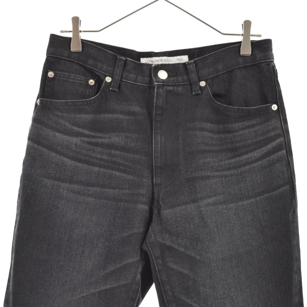 JOHN LAWRENCE SULLIVAN (ジョンローレンスサリバン) WASHED DENIM FLARED PANTS ウォッシュ  フレアブーツカット デニムパンツ 2A028-0320-18 ブラック