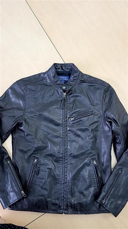 ポロラルフローレン カフェレーサー レザージャケット ライダース