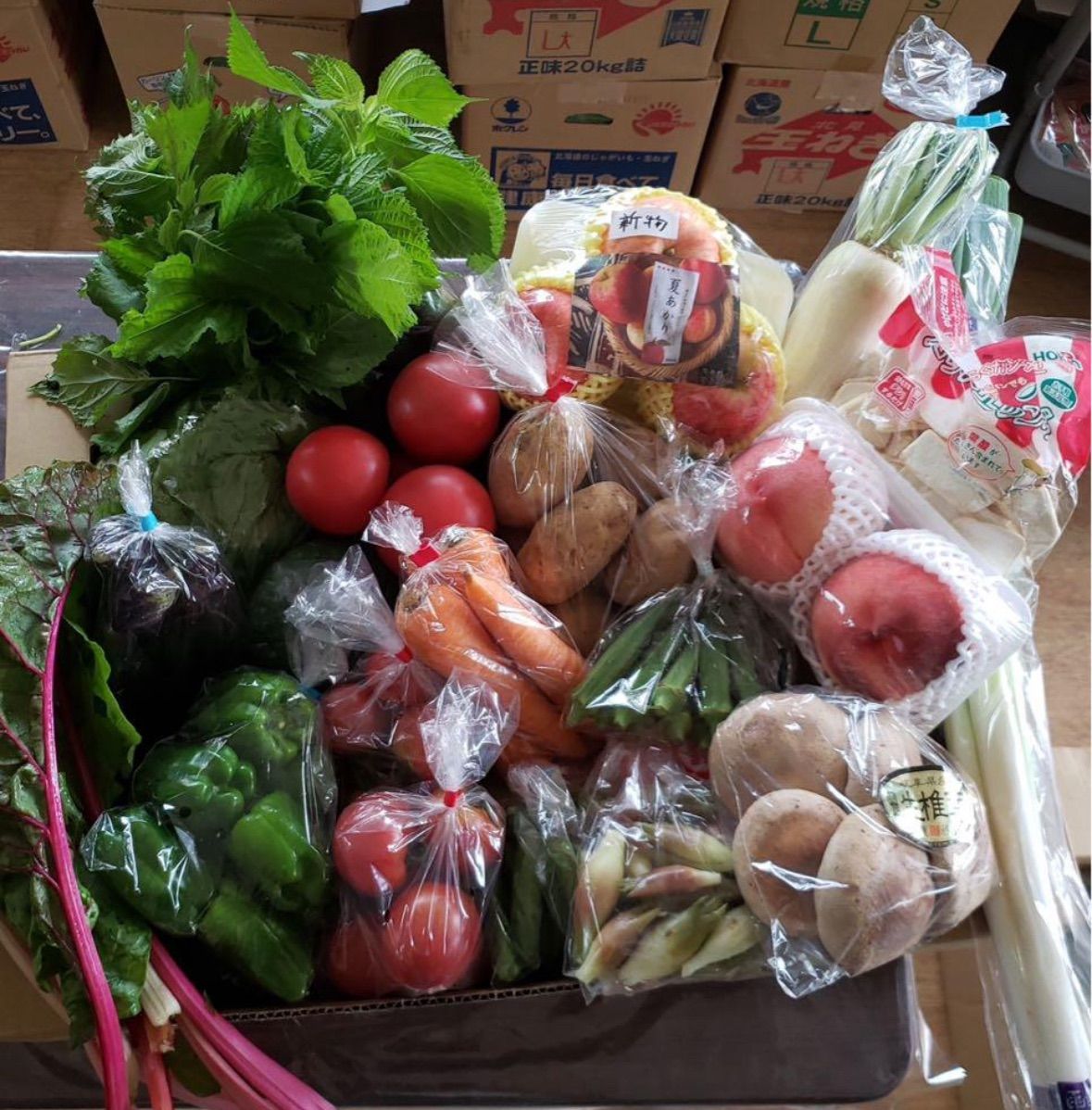 まぁちゃん様 野菜セット 倍量3 果物追加 まぁちゃん様 野菜セットセット 果物追加×3 倍量