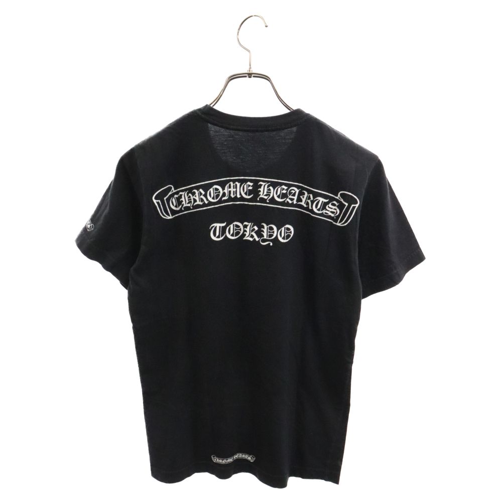 美品・東京限定　CHROME HEARTS CH T-SHRT 半袖Tシャツ　黒 CHROME HEARTS クロムハーツ（原本無） 国内正規品 東京限定 CH