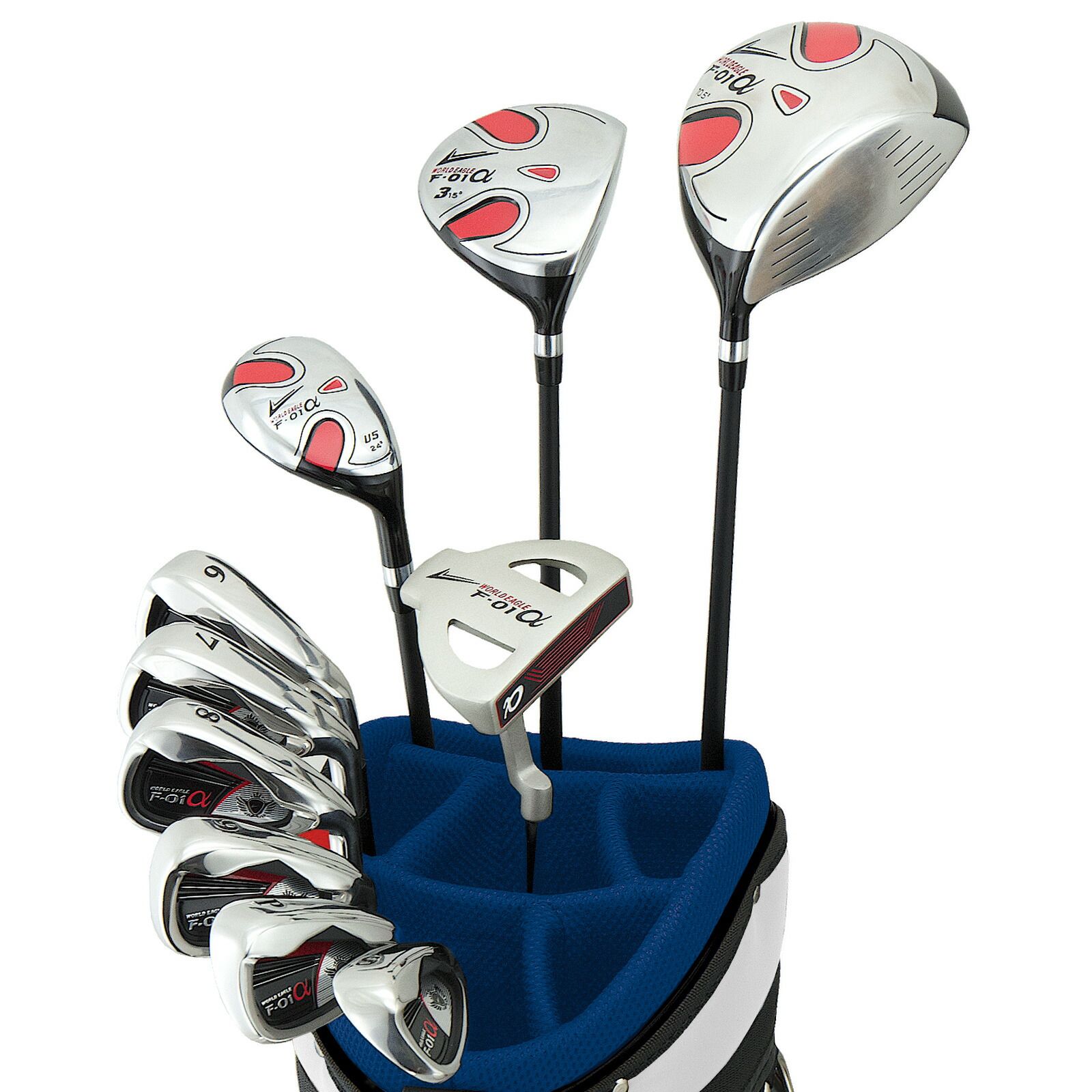 WORLD EAGLE アウトレット 初心者向け ゴルフクラブセット 左利き用 11