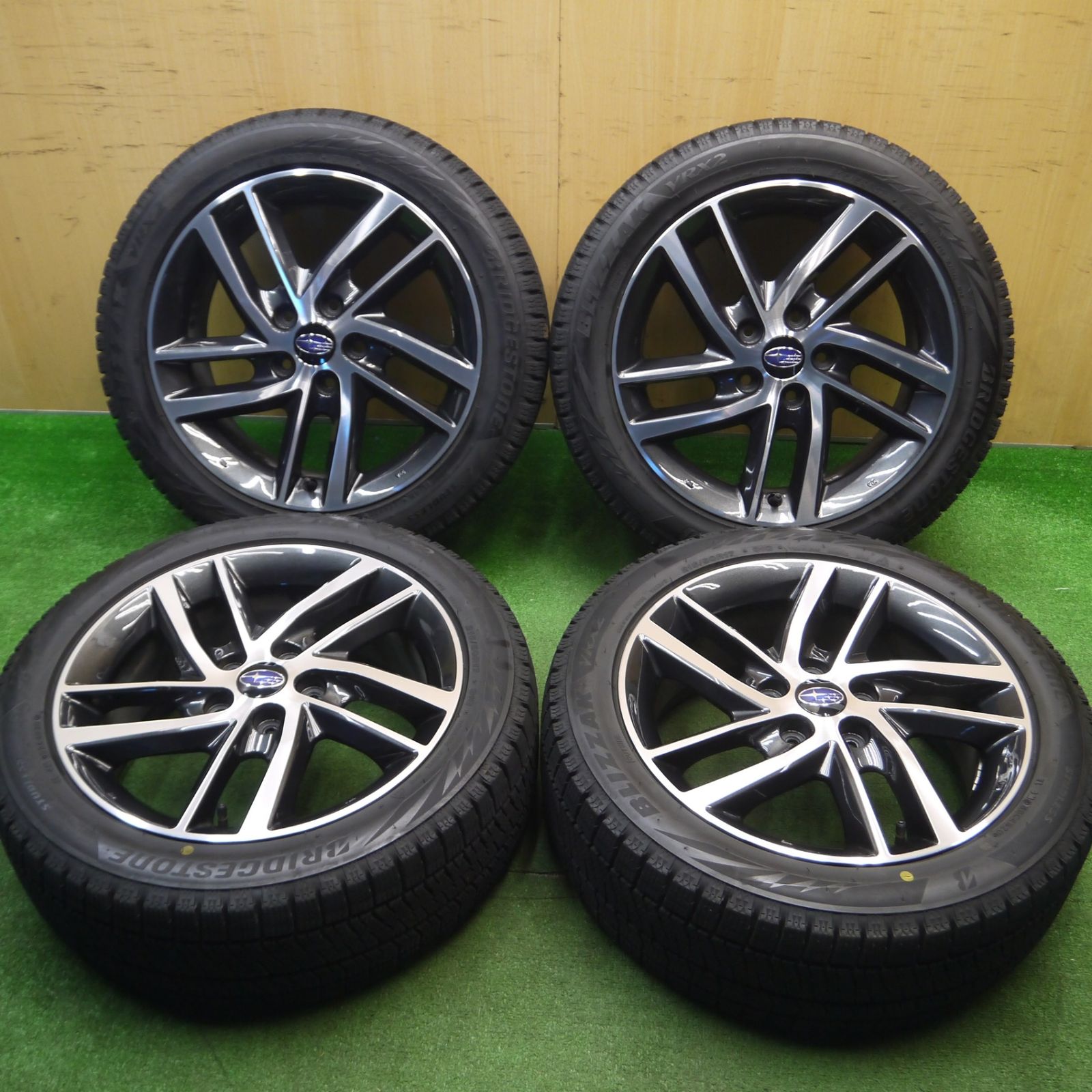 【バリ溝】VRX2 215/60R17 エスティマ純正17ホイールセット バリ溝】VRX2 215/60R17 エスティマ純正17ホイールセット - メルカリ