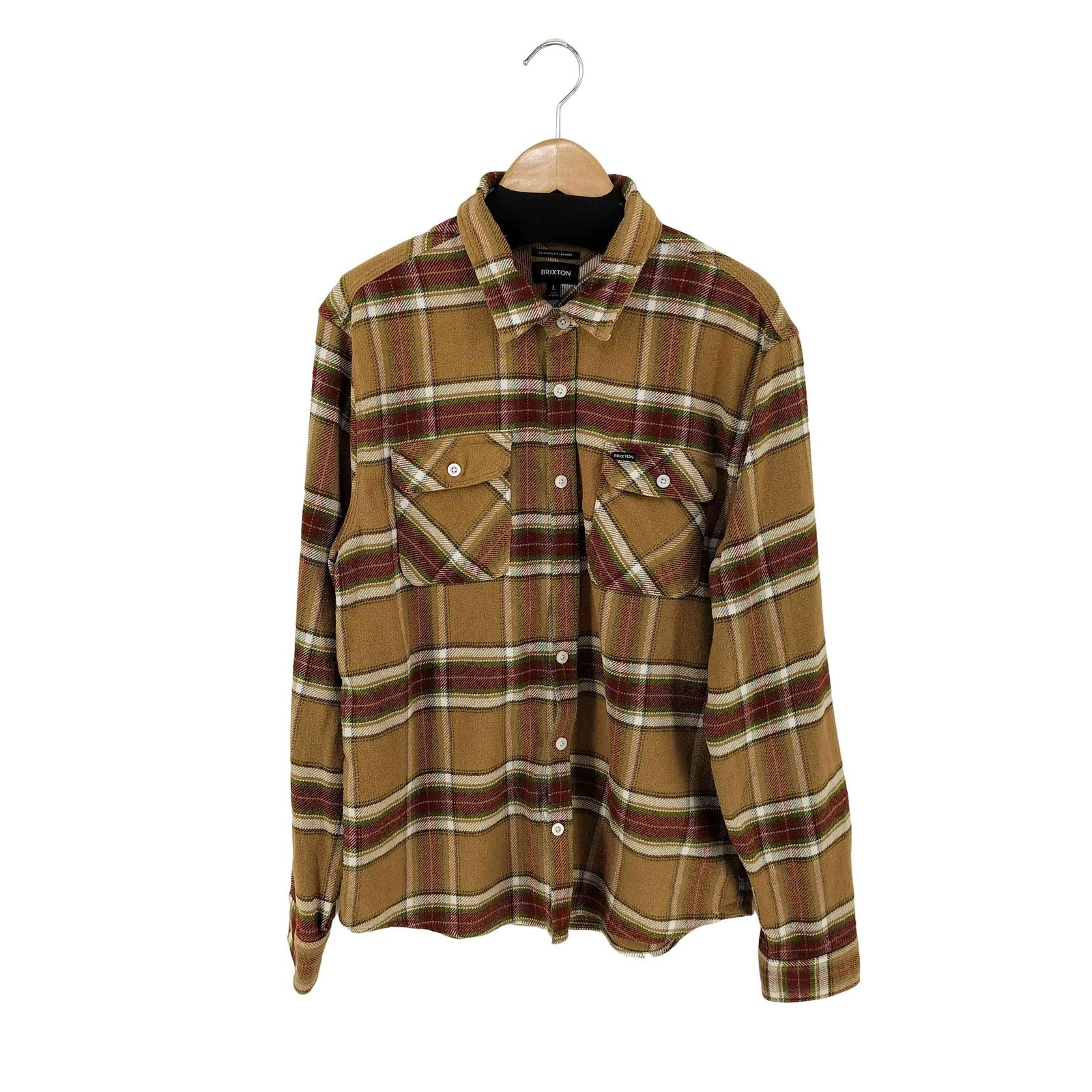 ブリクストン Brixton BOWERY L/S FLANNEL メンズ import：L 