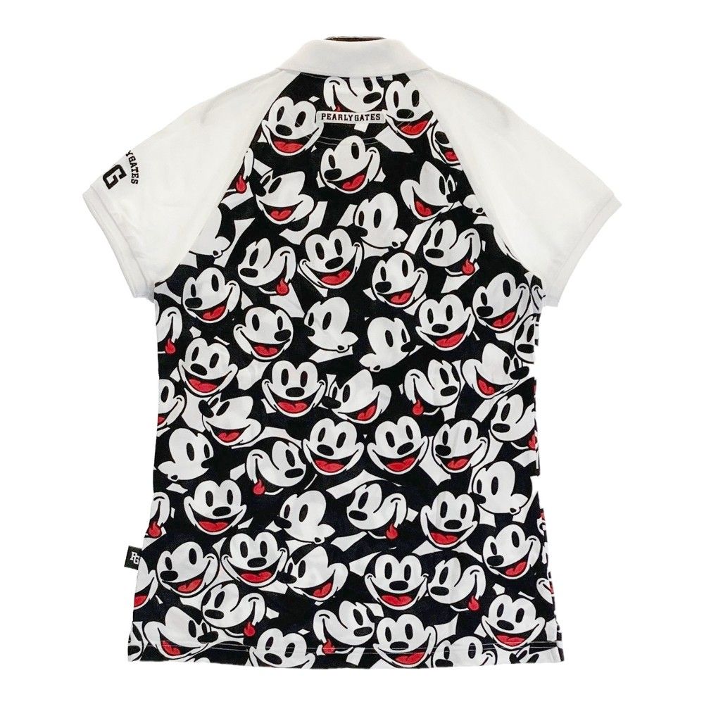 サイズ：2 PEARLY GATES パーリーゲイツ ×Disney 半袖ポロシャツ