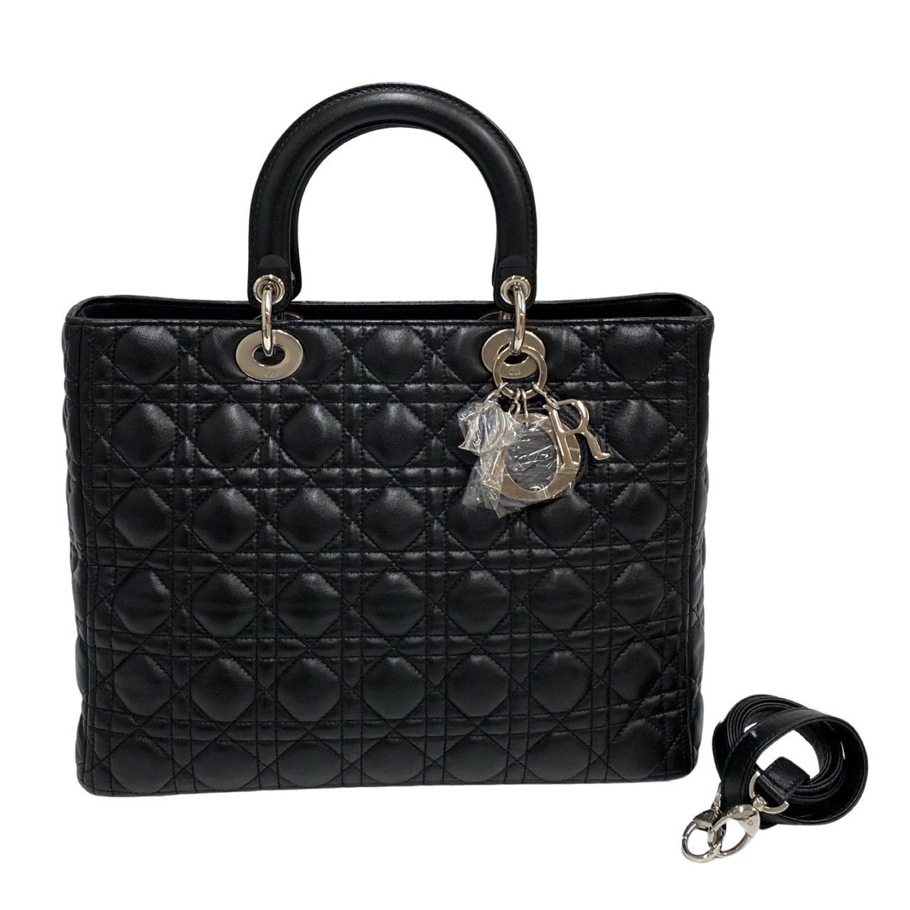 ほぼ未使用 Christian Dior ディオール レディディオール カナージュ 