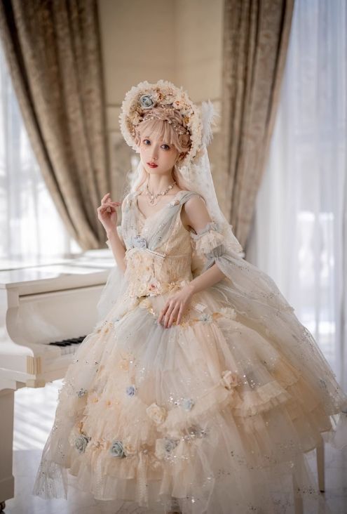 Angelic Pretty ローズトワレ ワイン フルセット （☆入荷情報