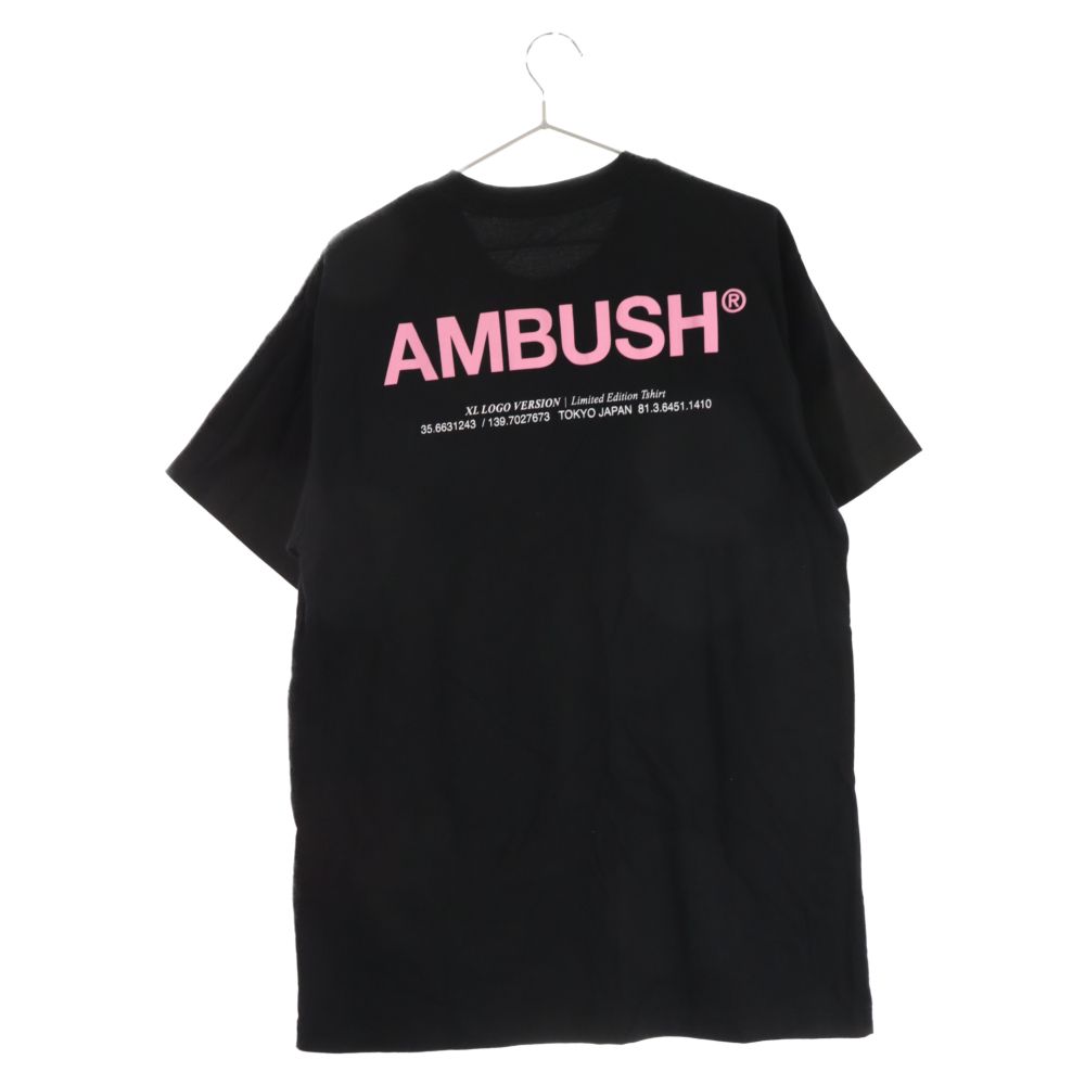 AMBUSH アンブッシュ STAFF ロゴプリント コットン半袖Tシャツ 