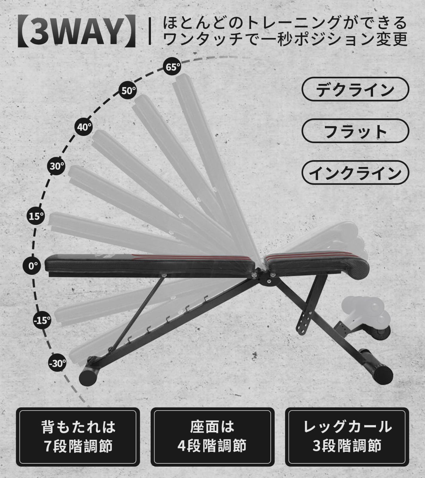 トレーニングベンチ マルチシットアップベンチ