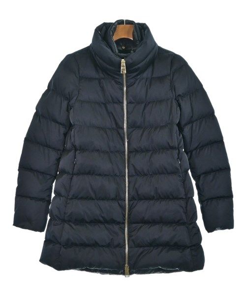 極美品 モンベル ハスキーコート ダウン レディース L ネイビー