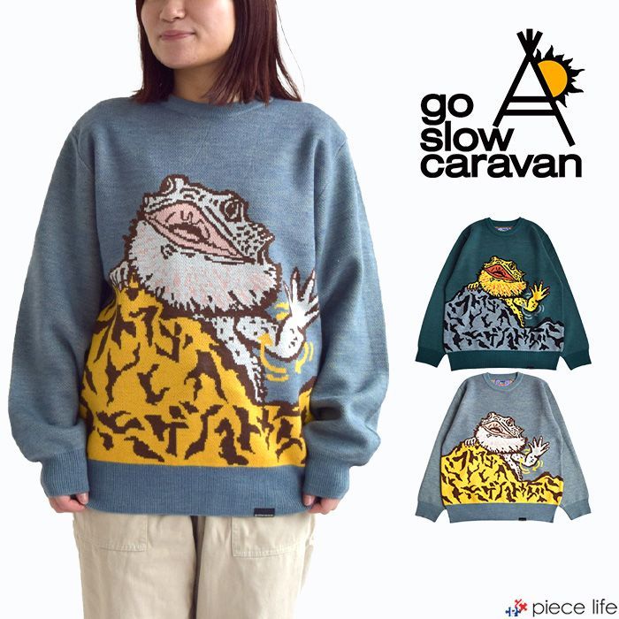 go slow caravan ゴースローキャラバン トップス セーター ニット プル 